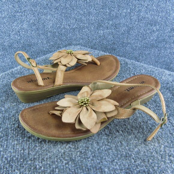 White Mountain‎ Women's Goofy Thong Brown Synthetic Size 7M Gently Used 2025 - Picture 1 of 10